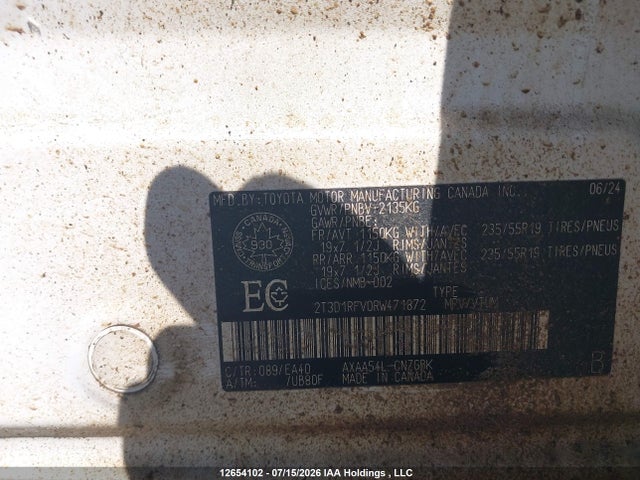 Toyota Rav4 Limited 2024 2T3D1RFV0RW471872 Image 9