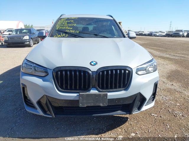 Продаж на аукціоні авто 2022 Bmw X3 Xdrive30i, vin: 5UX53DP09N9M25907, номер лоту: 12654112