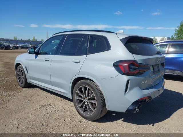 Продаж на аукціоні авто 2022 Bmw X3 Xdrive30i, vin: 5UX53DP09N9M25907, номер лоту: 12654112