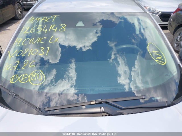 Продаж на аукціоні авто 2019 Honda Civic Lx, vin: 2HGFC2F54KH021031, номер лоту: 12654148