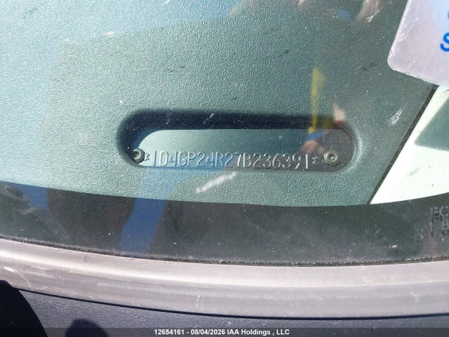 12654161 :رقم المزاد ، 1D4GP24R27B236391 vin ، 2007 Dodge Grand Caravan مزاد بيع