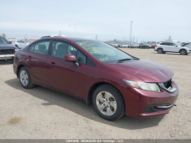 2013 Honda Civic Lx მანქანა იყიდება აუქციონზე, vin: 2HGFB2E41DH000099, აუქციონის ნომერი: 12643846