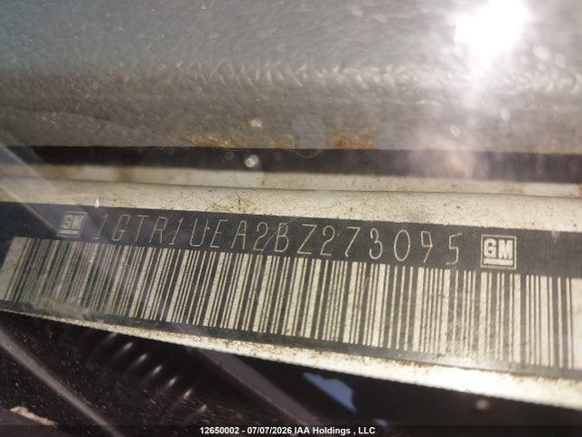 Aukcja sprzedaży 2011 Gmc Sierra 1500 Sl, vin: 1GTR1UEA2BZ273095, numer aukcji: 12650002