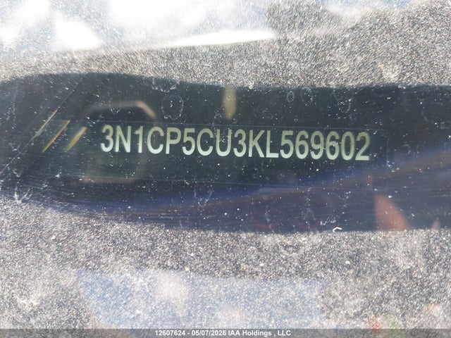 3N1CP5CU3KL569602 Nissan Kicks S/sr/sv