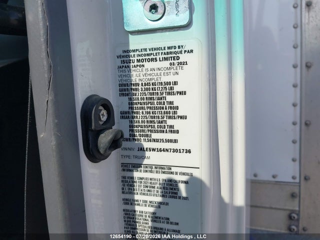 Isuzu NRR 2022 JALE5W164N7301736 Image 9
