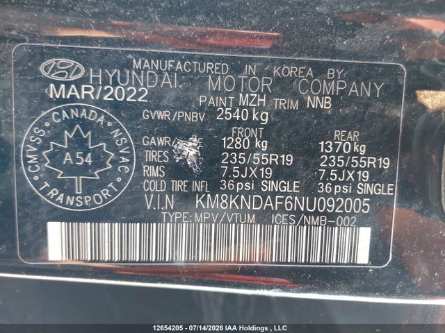 Hyundai Ioniq 5 Preferred Long Range 2022 KM8KNDAF6NU092005 Image 19