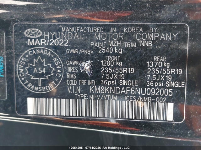 Hyundai Ioniq 5 Preferred Long Range 2022 KM8KNDAF6NU092005 Image 9