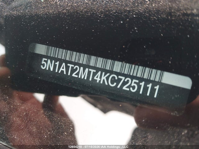 5N1AT2MT4KC725111 Nissan ROGUE S/SV