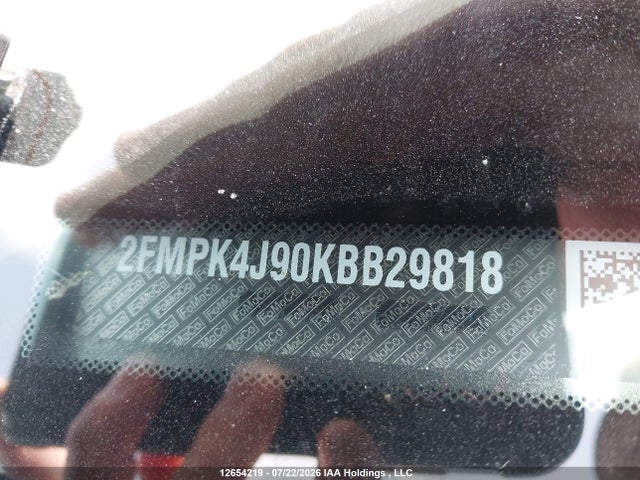Продаж на аукціоні авто 2019 Ford Edge Sel, vin: 2FMPK4J90KBB29818, номер лоту: 12654219
