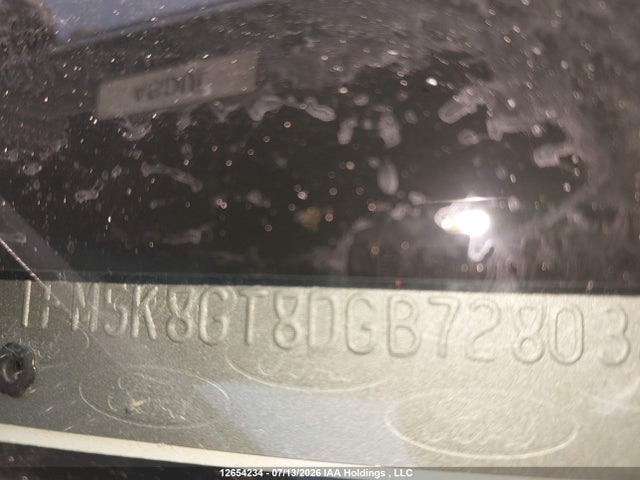 12654234 :رقم المزاد ، 1FM5K8GT8DGB72803 vin ، 2013 Ford Explorer Sport مزاد بيع