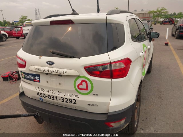 12654248 :رقم المزاد ، MAJ6P1UL6JC234102 vin ، 2018 Ford Ecosport Se مزاد بيع