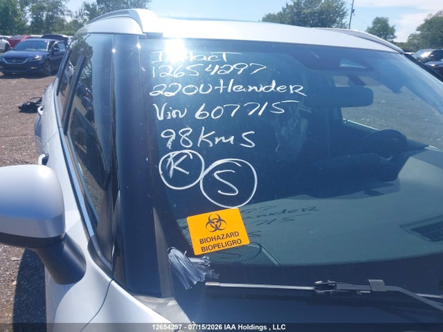 Продаж на аукціоні авто 2022 Mitsubishi Outlander Se/black Edition, vin: JA4J4UA84NZ607715, номер лоту: 12654297