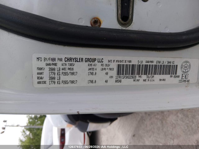 Aukcja sprzedaży 2010 Dodge Ram 1500 St, vin: 1D7RV1GP3AS229639, numer aukcji: 12637933