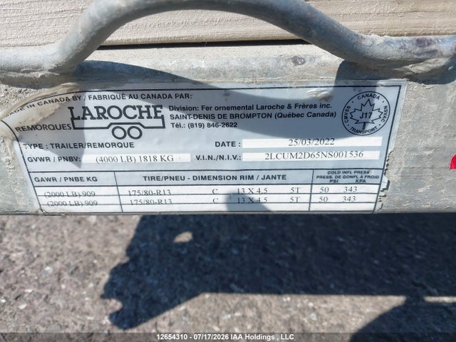 Larochelle La39te 2022 2LCUM2D65NS001536 Image 9