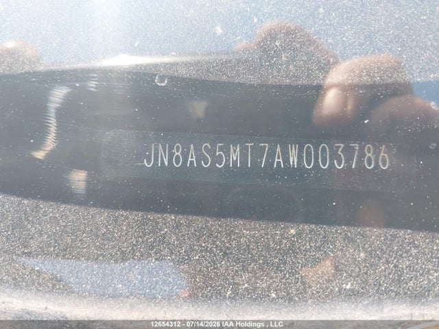 12654312 :رقم المزاد ، JN8AS5MT7AW003786 vin ، 2010 Nissan Rogue Sl مزاد بيع