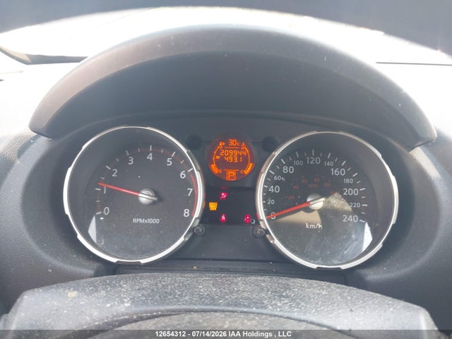 12654312 :رقم المزاد ، JN8AS5MT7AW003786 vin ، 2010 Nissan Rogue Sl مزاد بيع