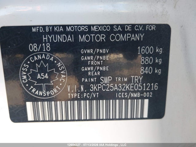 Hyundai Accent Preferred 2019 3KPC25A32KE051216 Image 19