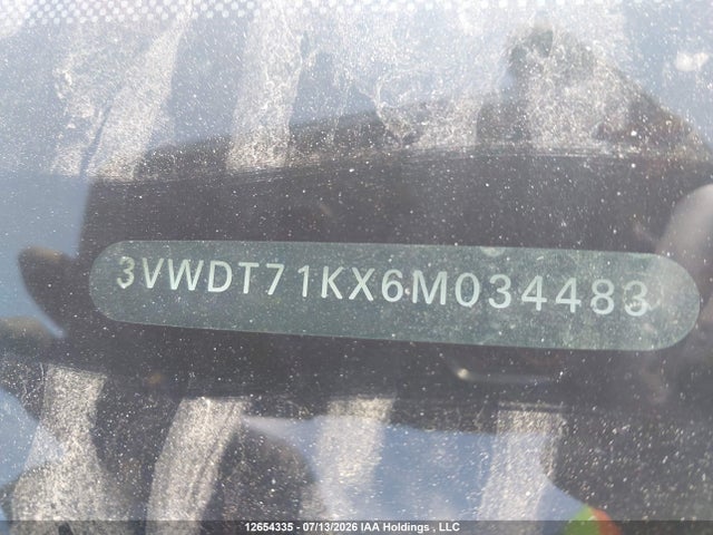Продажа на аукционе авто 2006 Volkswagen Jetta Tdi Option Package 2, vin: 3VWDT71KX6M034483, номер лота: 12654335