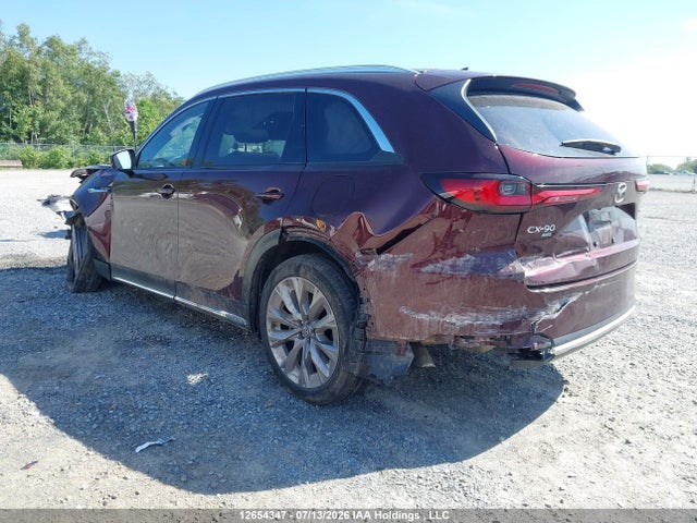 12654347 :رقم المزاد ، JM3KKDHC6R1146457 vin ، 2024 Mazda Cx-90 Mhev Gt-p مزاد بيع