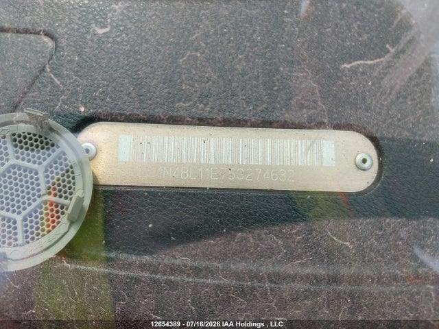 Продажа на аукционе авто 2005 Nissan Altima Se/sl/se-r, vin: 1N4BL11E75C274632, номер лота: 12654389