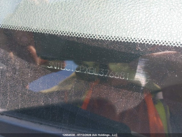 12654538 :رقم المزاد ، 3N1BC1CPXBL376681 vin ، 2011 Nissan Versa 1.8s مزاد بيع