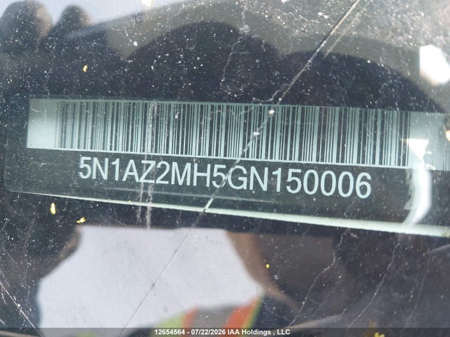 Aukcja sprzedaży 2016 Nissan Murano S/sl/sv/platinum, vin: 5N1AZ2MH5GN150006, numer aukcji: 12654564
