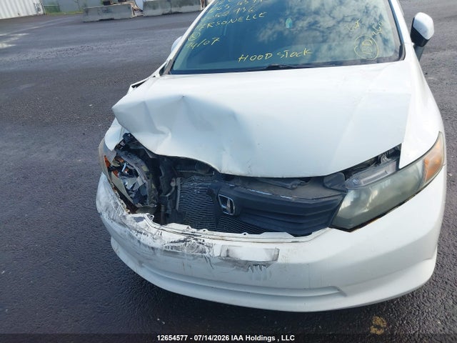 2012 Honda Civic Lx მანქანა იყიდება აუქციონზე, vin: 2HGFB2E41CH052136, აუქციონის ნომერი: 12654577