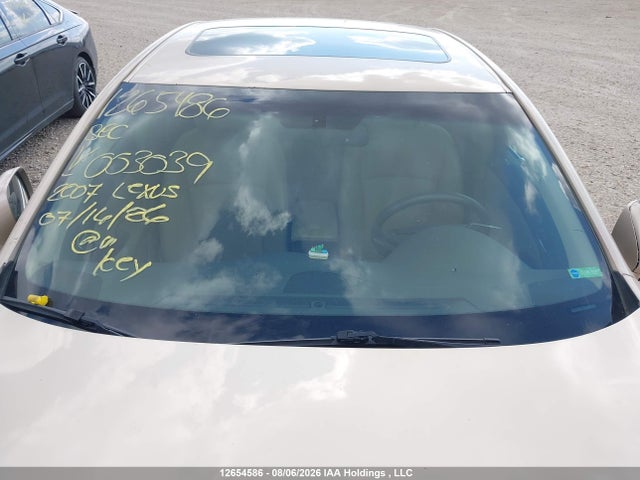 Продаж на аукціоні авто 2007 Lexus Es 350 350, vin: JTHBJ46G972003039, номер лоту: 12654586