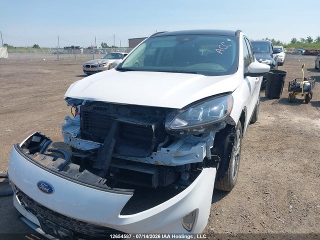 12654587 :رقم المزاد ، 1FMCU9CZ9NUB10718 vin ، 2022 Ford Escape Sel Hybrid مزاد بيع