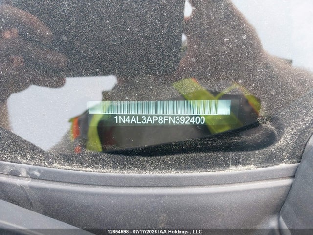 1N4AL3AP8FN392400 Nissan Altima 2.5/2.5 S/2.5 Sl/2.5 Sv