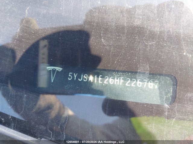 Aukcja sprzedaży 2017 Tesla Model S, vin: 5YJSA1E26HF226787, numer aukcji: 12654601