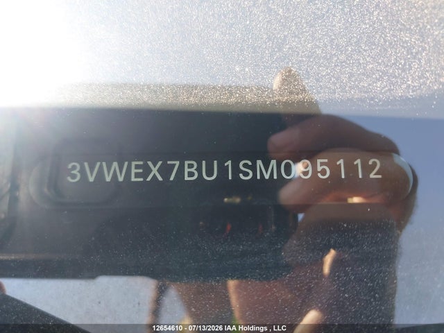 2025 Volkswagen Jetta Comfortline მანქანა იყიდება აუქციონზე, vin: 3VWEX7BU1SM095112, აუქციონის ნომერი: 12654610