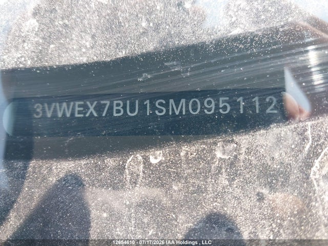 2025 Volkswagen Jetta Comfortline მანქანა იყიდება აუქციონზე, vin: 3VWEX7BU1SM095112, აუქციონის ნომერი: 12654610