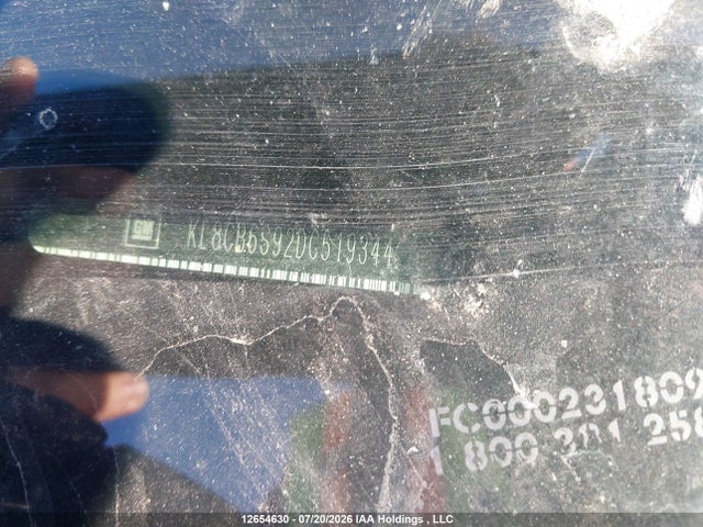 Aukcja sprzedaży 2013 Chevrolet Spark Ls Auto, vin: KL8CB6S92DC519344, numer aukcji: 12654630