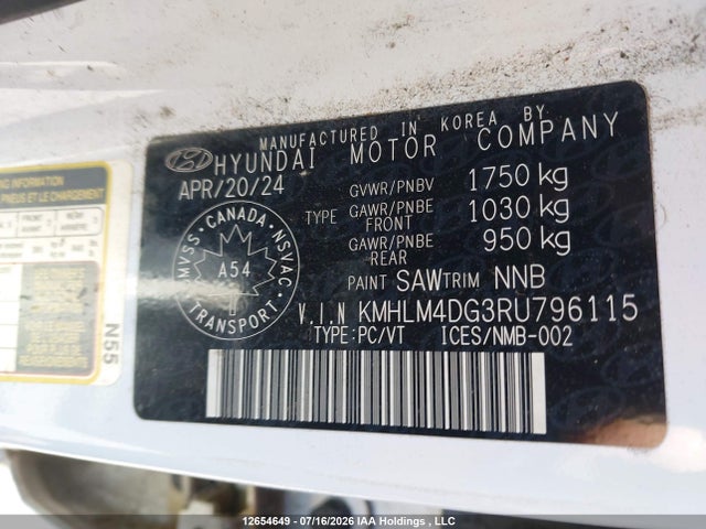 Hyundai Elantra Essential 2024 KMHLM4DG3RU796115 Image 9