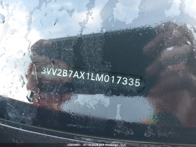 Продаж на аукціоні авто 2020 Volkswagen Tiguan Comfortline/iq Drive, vin: 3VV2B7AX1LM017335, номер лоту: 12654661
