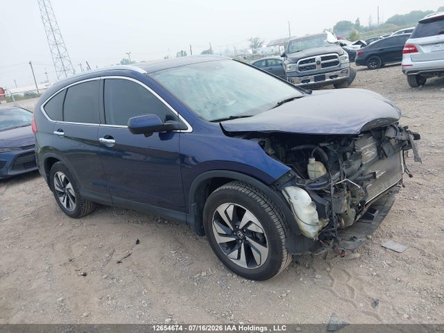 2016 Honda Cr-v Touring მანქანა იყიდება აუქციონზე, vin: 5J6RM4H95GL802455, აუქციონის ნომერი: 12654674