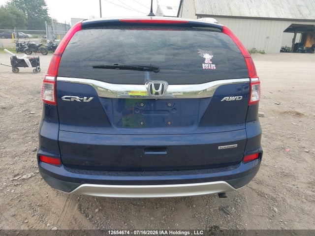 12654674 :رقم المزاد ، 5J6RM4H95GL802455 vin ، 2016 Honda Cr-v Touring مزاد بيع