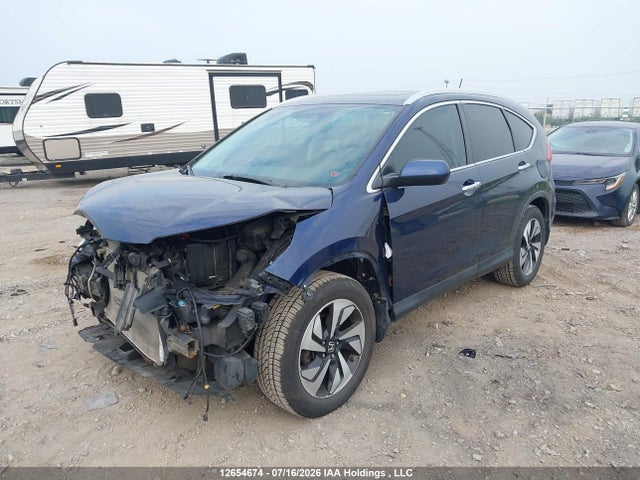 12654674 :رقم المزاد ، 5J6RM4H95GL802455 vin ، 2016 Honda Cr-v Touring مزاد بيع