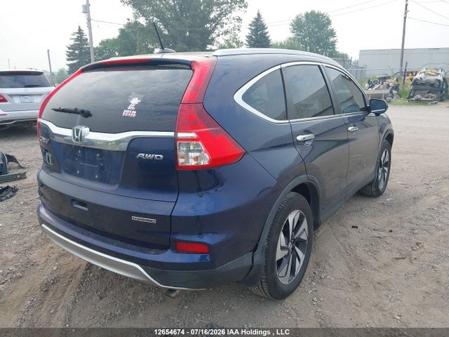 12654674 :رقم المزاد ، 5J6RM4H95GL802455 vin ، 2016 Honda Cr-v Touring مزاد بيع