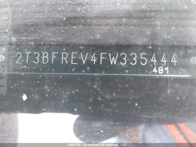 2T3BFREV4FW335444 Toyota RAV4