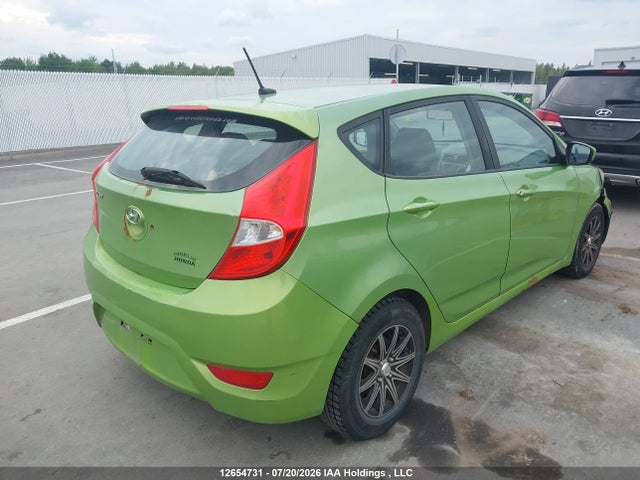 12654731 :رقم المزاد ، KMHCT5AE1CU015661 vin ، 2012 Hyundai Accent Gl مزاد بيع