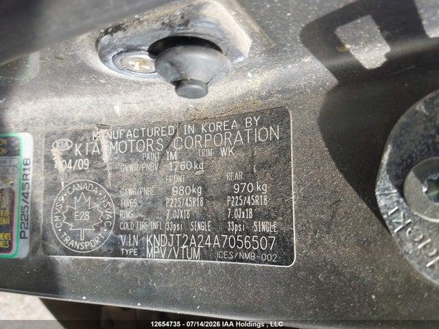 Продаж на аукціоні авто 2010 Kia Soul +/!/sport, vin: KNDJT2A24A7056507, номер лоту: 12654735