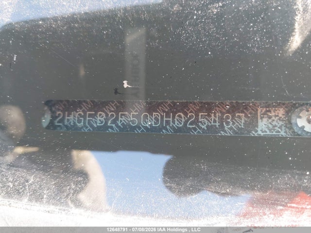 2013 Honda Civic Ex მანქანა იყიდება აუქციონზე, vin: 2HGFB2F50DH025437, აუქციონის ნომერი: 12648791