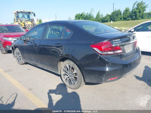 2013 Honda Civic Ex მანქანა იყიდება აუქციონზე, vin: 2HGFB2F50DH025437, აუქციონის ნომერი: 12648791