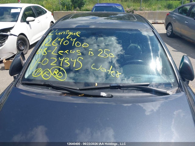 Продажа на аукционе авто 2008 Lexus Is 250, vin: JTHCK262885024345, номер лота: 12640400