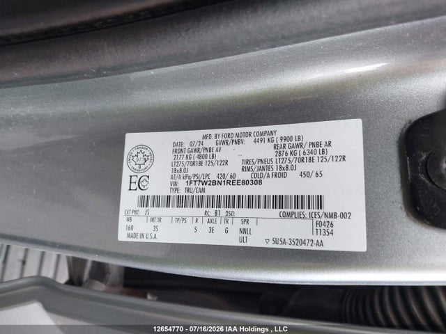 Ford F250 Super Duty 2024 1FT7W2BN1REE80308 Image 9