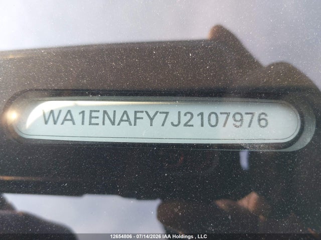 12654806 :رقم المزاد ، WA1ENAFY7J2107976 vin ، 2018 Audi Q5 2.0t Progressiv مزاد بيع