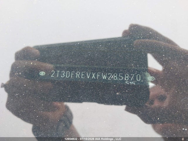 2T3DFREVXFW285870 Toyota RAV4