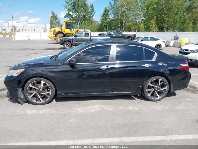 12654844 :رقم المزاد ، 1HGCR2F05GA801793 vin ، 2016 Honda Accord Touring مزاد بيع